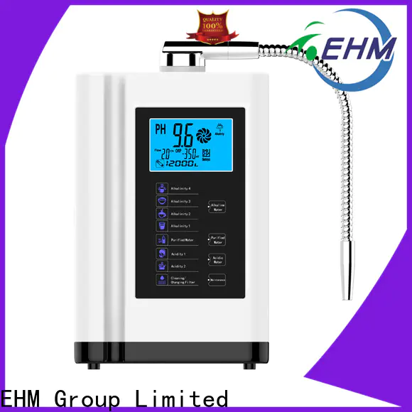 EHM Ionizer quality alkaline ionised water factory for filter