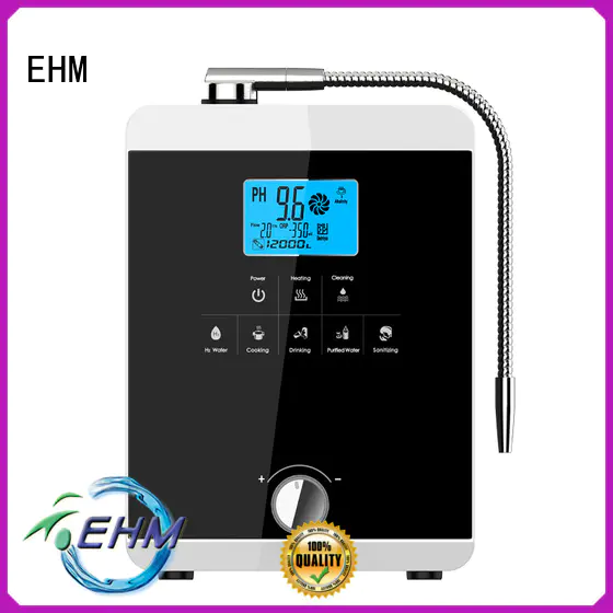 EHM hydrogenrich ehm 729 water ionizer supplier for dispenser