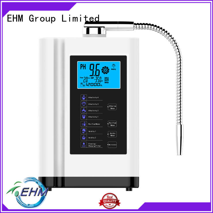 EHM hydrogen best alkaline water ionizer supplier for health