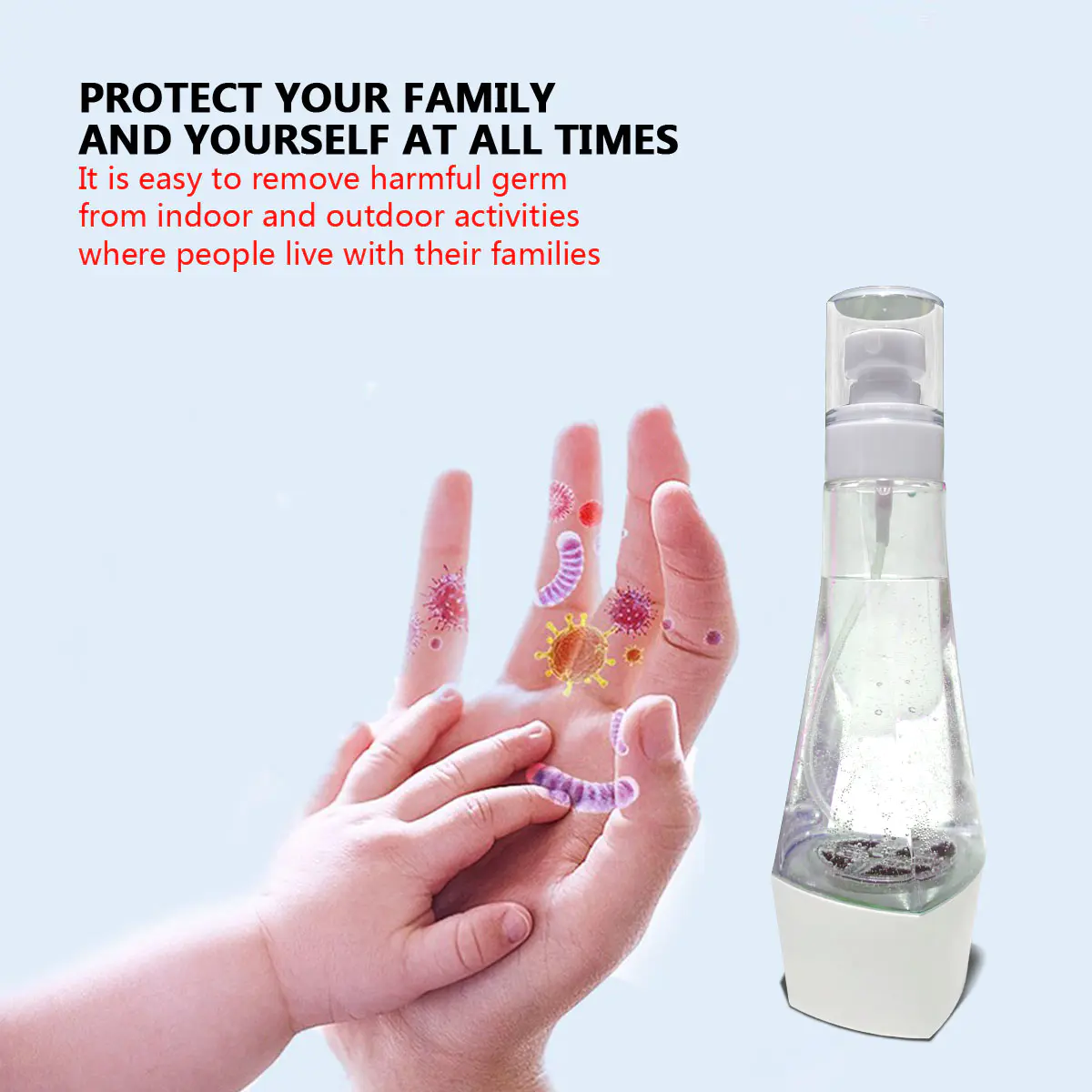 cost-effective hypochlorite disinfectant series for family