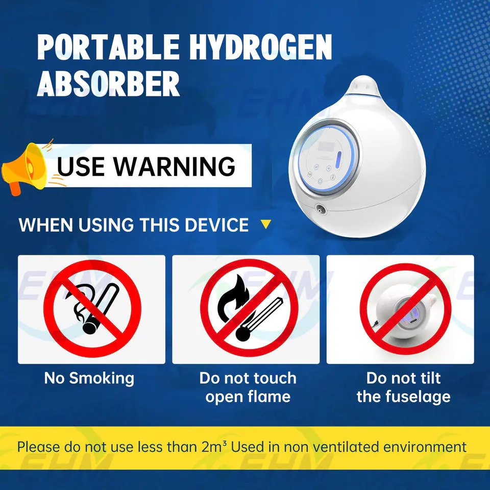 Household portable Hydrogen Gas Breathing Machine Hydrogen oxygen Suction Machine 99.99% pure health
